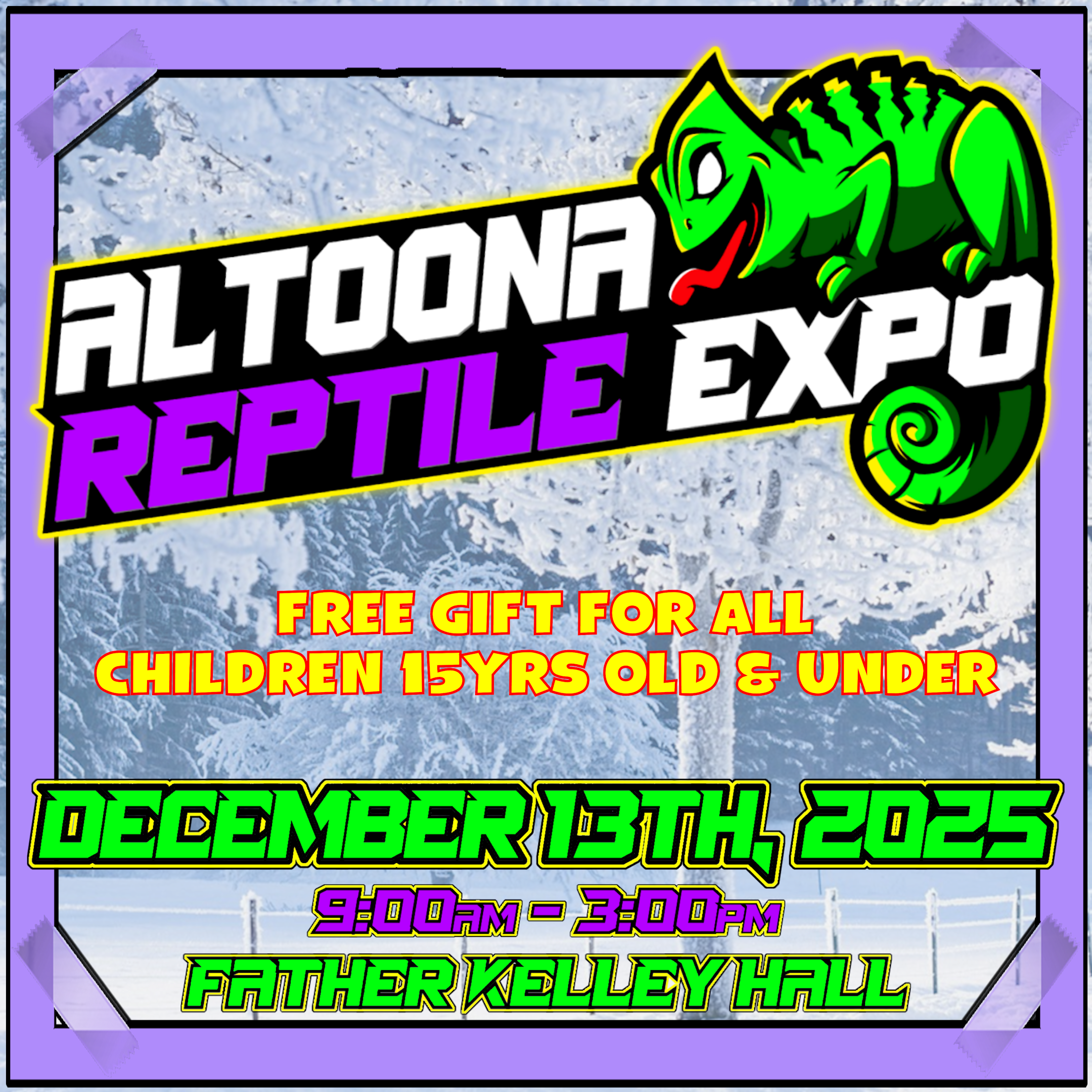 Altoona Reptile Expo — December 13, 2025