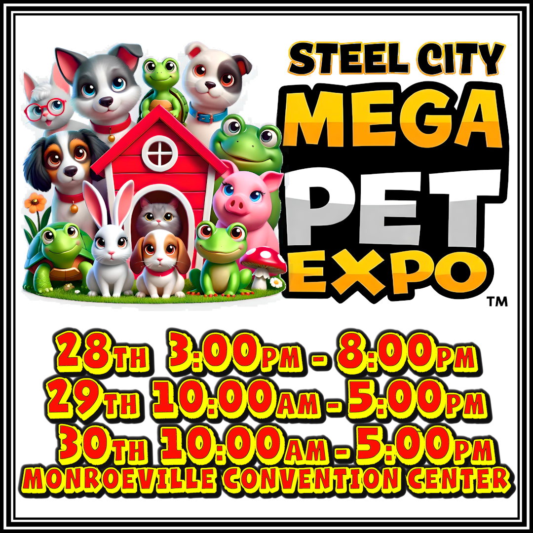 Steel City Mega Pet Expo — August 28-30, 2026